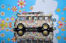 Load image into Gallery viewer, Liberty 1:64 T1 Camper Van Sunflower Kombi Sports Model Diecast Metal Car New