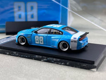 Load image into Gallery viewer, PSC 1:64 Blue Charger Brawler #88 Widebody Sports Model Diecast Metal Car New Collection