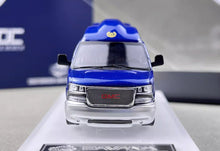 Load image into Gallery viewer, GOC 1:64 Blue GMC Savana Cutaway Van MPV RV Model Diecast Metal Car New Collection