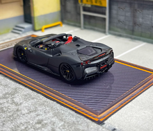 Load image into Gallery viewer, U2 1:64 Black SF90 Spider Super Racing Sports Model Diecast Resin Car Box