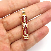 Load image into Gallery viewer, Nature Jade Phoenix Pendant Necklace Gift Jewelry charm Blessing Lucky Fortune b