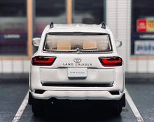 Load image into Gallery viewer, GCD 1:64 White Land Cruiser LC300 GR Sports SUV Model Diecast Metal Car BN