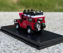 Load image into Gallery viewer, HF 1:64 Red Land Cruiser FJ40 SUV Sports Model Toy Diecast Metal Car BN