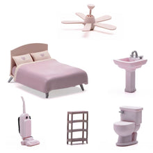Load image into Gallery viewer, 1:64 Painted Figure Model Miniature Resin Diorama Sand Furniture Fan Bed Basin