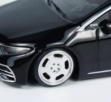 Load image into Gallery viewer, DM 1:64 Black EQS 580 4MATIC EV Sedan Sports Model Diecast Metal Car New Collection