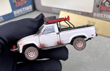 Load image into Gallery viewer, BM 1:64 White 1980 Rusting Hilux N60 N70 Pickup Truck Model Diecast Metal Car