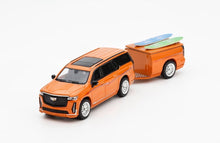 Load image into Gallery viewer, Shadow 1:64 Orange Escalade Cut Body Trailer Sport Model Diecast Metal Car New Collection