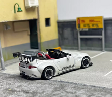 Load image into Gallery viewer, SW 1:64 JDM White Miata MX5 Convertible Pandem Sport Model Diecast Metal Car