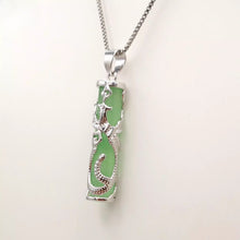 Load image into Gallery viewer, Nature Jade Phoenix Pendant Necklace Gift Jewelry charm Blessing Lucky Fortune n