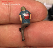Load image into Gallery viewer, 1:64 Painted Figure Mini Model Miniature Resin Diorama Street Tattoo Man Boy Guy