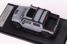 Load image into Gallery viewer, 1:64 LuLu Grey H2 ORV SUV Pickup Truck Sports Model Diecast Metal Car New Collection