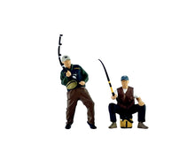 Load image into Gallery viewer, 1:64 Painted Figure Mini Model Miniature Resin Diorama Go Fishing Fisherman A