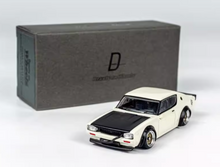 Load image into Gallery viewer, DM 1:64 White Skyline Kenmeri LB C110 Coupe Sport Model Diecast Metal Car New Collection