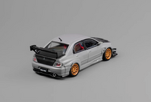 Load image into Gallery viewer, CM 1:64 JDM Gray EVO Lancer 9 IX Widebody Sports Model Diecast Metal Car New
