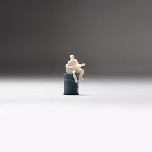 Load image into Gallery viewer, 1:64 Painted Unpainted Figure Model Miniature Resin Diorama Sand Toy Guitar Boy New