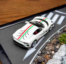 Load image into Gallery viewer, TOC 1:64 White 812C Coupe Racing Sports Model Diecast Metal Car New Collection