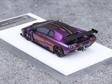 Load image into Gallery viewer, Fuelme 1:64 Purple Diablo GTR Racing Sports Model Diecast Resin Car New Collection