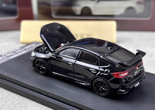 Load image into Gallery viewer, Motorhelix 1:64 Black JDM Civic Type R FL5 Sports Model Diecast Metal Car New