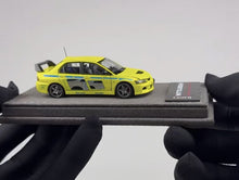 Load image into Gallery viewer, IHCM 1:64 Yellow Lancer EVO IX GSR Paul Sport Open Model Diecast Metal Car New Collection