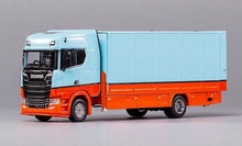 Load image into Gallery viewer, GCD 1:64 Blue Scania S730 Enclosed Double Deck Tow Truck Model Diecast Metal