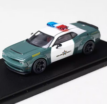 Load image into Gallery viewer, FW 1:64 Police Sheriff SRT Hellcat Muscle Sports Model Diecast Metal Car BN