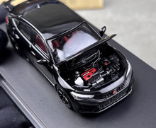 Load image into Gallery viewer, Motorhelix 1:64 Black JDM Civic Type R FL5 Sports Model Diecast Metal Car New