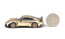 Load image into Gallery viewer, Poprace 1:64 Gold 992 Stinger GTR Racing Sports Model Diecast Metal Car New Collection