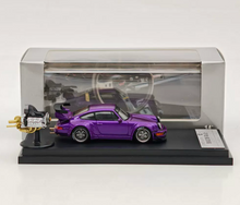 Load image into Gallery viewer, SW 1:64 Purple RWB 964 Engine Sports Model Diecast Metal Car New Collection