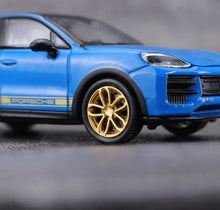 Load image into Gallery viewer, TH 1:64 Blue Cayenne Turbo GT SUV Sports Model Diecast Metal Car New Collection