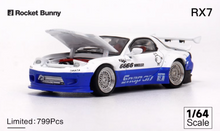Load image into Gallery viewer, Master 1:64 JDM White RX7 FD Pandem Racing Sports Model Diecast Metal Car New Collection