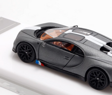 Load image into Gallery viewer, Scalemini 1:64 Gray Chiron Racing Sports Model Diecast Resin Car New Collection