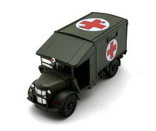 Load image into Gallery viewer, 1:76 Military Army Green K2 Ambulance Truck Vintage Model Diecast Metal Car