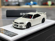 Load image into Gallery viewer, BZMW 1:64 White Skyline GTR R34 NISMO Z-Tune Sport Model Diecast Resin Car New Collection