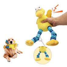 Load image into Gallery viewer, Dog Squeaky Toys Chew Puppy Fluffy Toy Durable Fabric Teeth Grinding PET Duck
