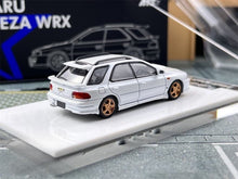 Load image into Gallery viewer, ATS 1:64 White IMPREZA WRX STI GC Wagon Sport Open Model Diecast Metal Car New Collection