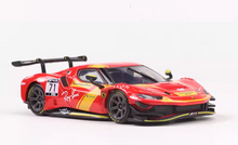 Load image into Gallery viewer, Bburago 1:43 Red 296 GT3 #71 Racing Sports Model Diecast Metal Car Box New