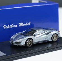 Load image into Gallery viewer, Ichilan 1:64 Blue Novitec 488 Pista Racing Sports Model Diecast Metal Car New Collection