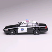 Load image into Gallery viewer, 1:64 596 Oakland Trooper Police Crown Victoria CV Model Diecast Metal Car New Collection