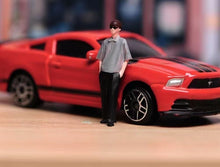 Load image into Gallery viewer, 1:64 Painted Figure Model Miniature Resin Diorama Sand Cool Boy With Sunglasses