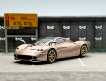 Load image into Gallery viewer, CM 1:64 Gold Huayra Codalunga Racing Sports Model Diecast Metal Car New Collection