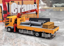 Load image into Gallery viewer, GCD 1:64 Yellow Fuso Fighter Crane Truck Model Diecast Metal Car New Collection