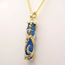 Load image into Gallery viewer, Nature Jade Phoenix Pendant Necklace Gift Jewelry charm Blessing Lucky Fortune e