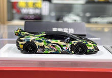 Load image into Gallery viewer, 1:64 Green Camo LP610 Huracan GT Sports Model Diecast Resin Car New Collection