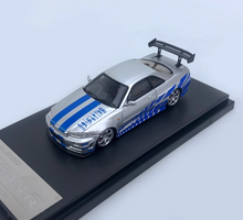Load image into Gallery viewer, FS 1:64 Fast Speed JDM GTR R34 Skyline Sport Model Diecast Metal Car New