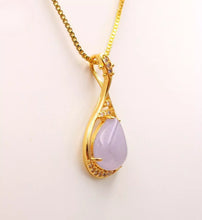 Load image into Gallery viewer, Nature Jade Pipa Pendant Necklace Gift Jewelry charm Blessing Lucky Fortune New