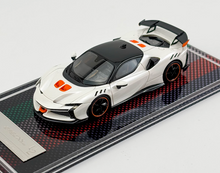 Load image into Gallery viewer, U2 1:64 White SF90XX Stradale Racing Sports Model Diecast Resin Car New Collection