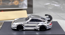 Load image into Gallery viewer, Star 1:64 Plated Silver RWB 911 993 GT Sports Model Diecast Metal Car New