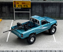 Load image into Gallery viewer, Masdi 1:64 Blue 1995 Hilux RN80 Cab Pickup Truck Model Diecast Metal Car New Collection