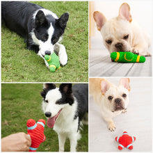 Load image into Gallery viewer, Dog Squeaky Toys Chew Puppy Rubber Fluffy Toy Durable Play Fetch Pet Non-Tonxic
