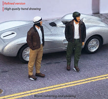 Load image into Gallery viewer, 1:64 Painted Figure Mini Model Miniature Resin Diorama Toy Pilot Airman Aviator